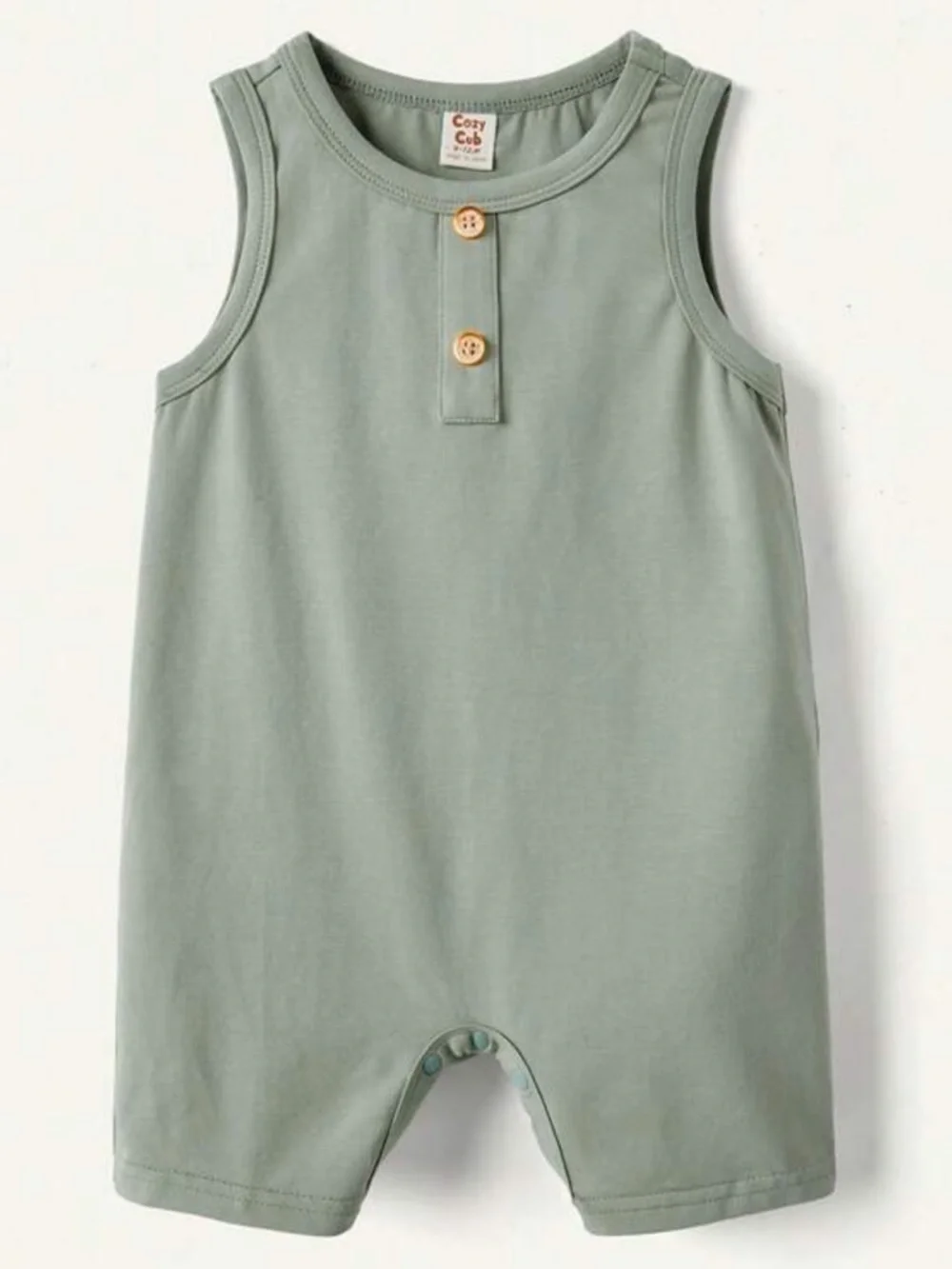2-Pack Toddler Boy Sleeveless Rompers - 12-18M - Picture 2 of 8